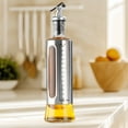 thumbnail image 4 of Stainless Steel Oil Dispenser Bottle with Scale | Automatic Opening & Closing Nozzle | Kitchen Cooking Oil & Vinegar Container | 200ml 300ml 500ml Capacity Options, 4 of 6