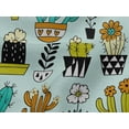 thumbnail image 5 of oneOone Viscose Jersey Sky Blue Fabric Cactus Sewing Fabric By The Yard Printed Diy Clothing Sewing Supplies 60 Inch Wide-G2, 5 of 7
