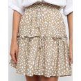 thumbnail image 2 of Femmes Été Mignon Taille Haute Jupe Volants Imprimé Floral Swing Plage M., 2 of 8