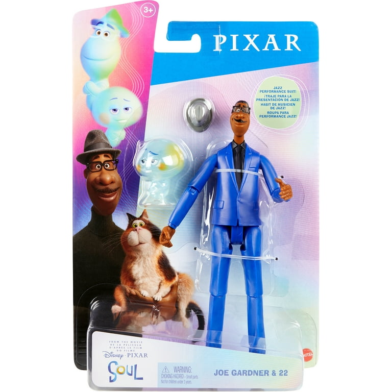 Disney Pixar Soul Joe Gardner Action Figure Set, 3 Pieces