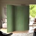 thumbnail image 2 of 6 ft. Tall Bamboo Wave Screen - Distressed Green, 2 of 8