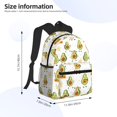 thumbnail image 4 of Wukai Lovely Avocado Versatile Backpack:Spacious,Organized,Comfortable,Ideal for Travel and Everyday Use with Multiple Pockets and Padded Straps, 4 of 8