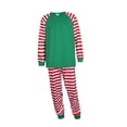thumbnail image 2 of Odeerbi Christmas Pajamas For Family Matching Outfits Sets Sleepwear Printed Top With Bottom Jammies Outfits, 2 of 9