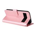 thumbnail image 5 of Compatible with Google Pixel 7 Pro Wallet Case with Card Holder & Cash Slot [RFID Blocking],Wallet Wristlet Pressed Butterfly Flower PU Leather Magnetic Flip Folio Cover for Women Men,Pink, 5 of 11