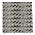thumbnail image 2 of Ambesonne Floral Shower Curtain, Art of Leaves Flowers, 69"Wx75"L, Charcoal Grey and Dust, 2 of 4
