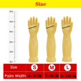 thumbnail image 2 of Guantes de limpieza XCF resistentes al agua y al aceite amarillo M, 2 of 4