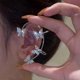 thumbnail image 1 of Pendientes De Mariposa Con Lazo Cadena De Cristal Borla De Plata De Oro Para Mujeres Accesorios De Joyería, 1 of 4