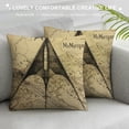 thumbnail image 3 of JRXY Home Marauder's Map Decorative Square Throw Pillow Case Covers Thanksgiving Decor Farmhouse Outdoor Pillow Cover for Home Sofa Couch 12x12in, 3 of 5