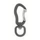thumbnail image 2 of 4pcs 400KG Gancho de Mosquetón Giratorio de Escalada Gancho para Colgar Gris Duradero, 2 of 6