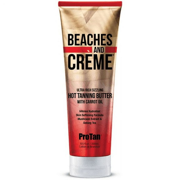 Pro Tan Beaches and Creme Sizzling Hot Tanning Butter 8.5oz.