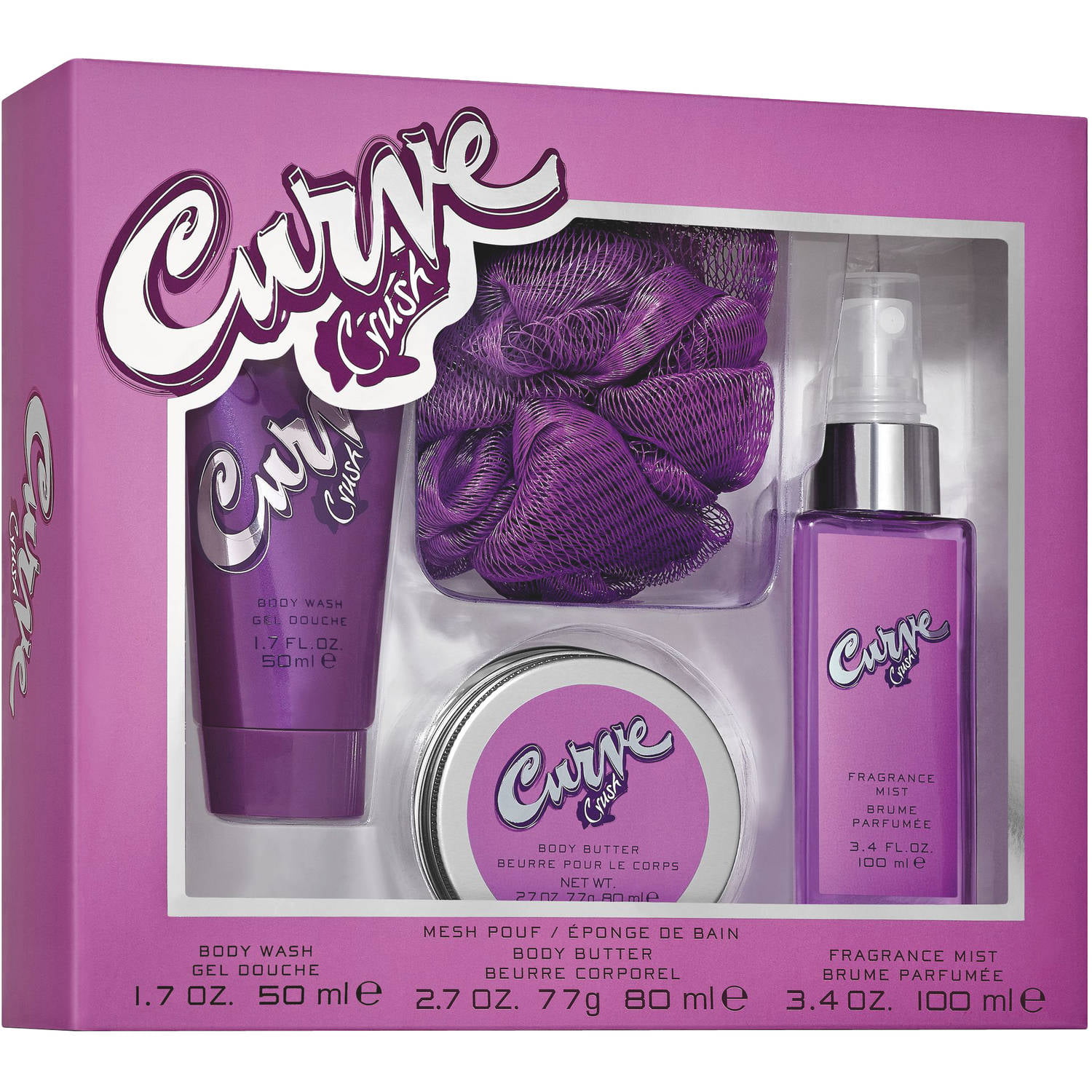 Curve Crush Fragrance Gift Set, 4 pc - Walmart.com