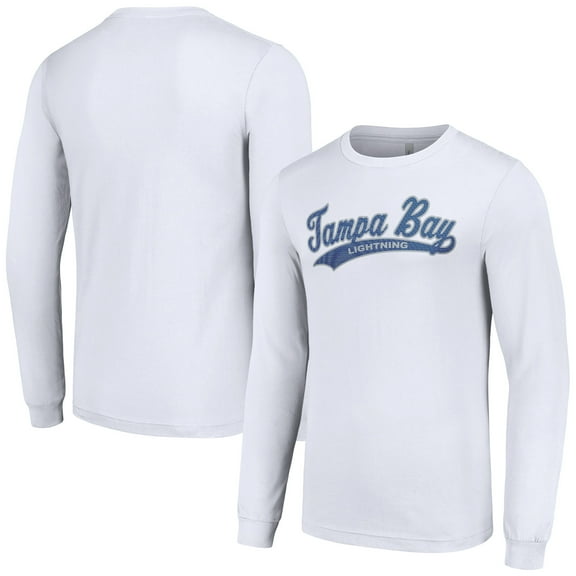 Men's Starter White Tampa Bay Lightning Tailsweep T-Shirt