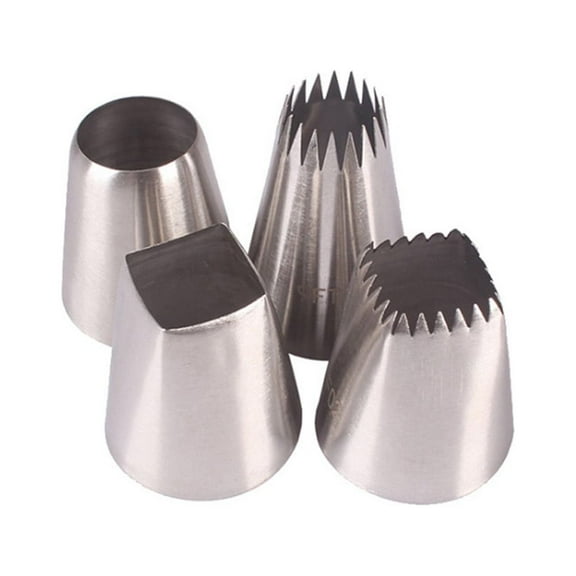 Cake Decorating Essentials, Eclair Churro Macaron Piping Tips, Professional Quality Star Round Icing Piping Tip For Quick Frosting, Easy-To-Use For Perfect Baking Creations