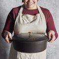 thumbnail image 3 of Staub Cast Iron 6.25-qt Shallow Oval Dutch Oven - Black, 3 of 8