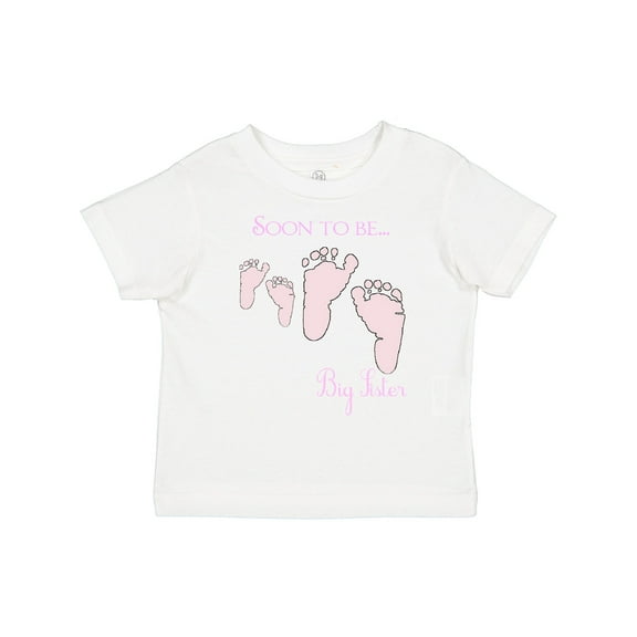 Inktastic Soon to Be Big Sister Girls Toddler T-Shirt