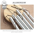 thumbnail image 6 of Monyance Wind Chime Accessories Wind Chime Tubes Chimes Tube Diy Aluminum Empty Supplies Pipes Pipe Mom Birthday Gifts Metal Hollow Garden Bell Memorial(6.3X0.39X0.39Inches), 6 of 10