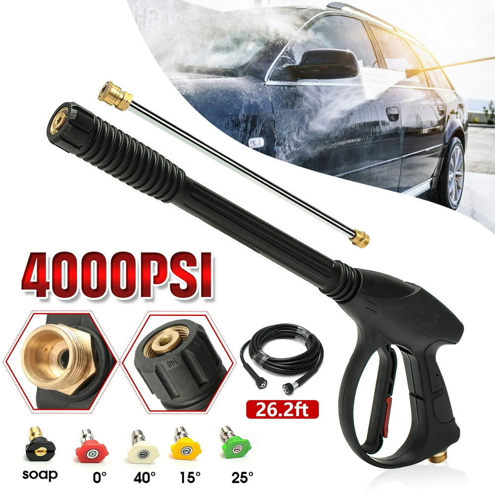 4000 PSI High Pressure Washer Spray Gun Nozzle Kit