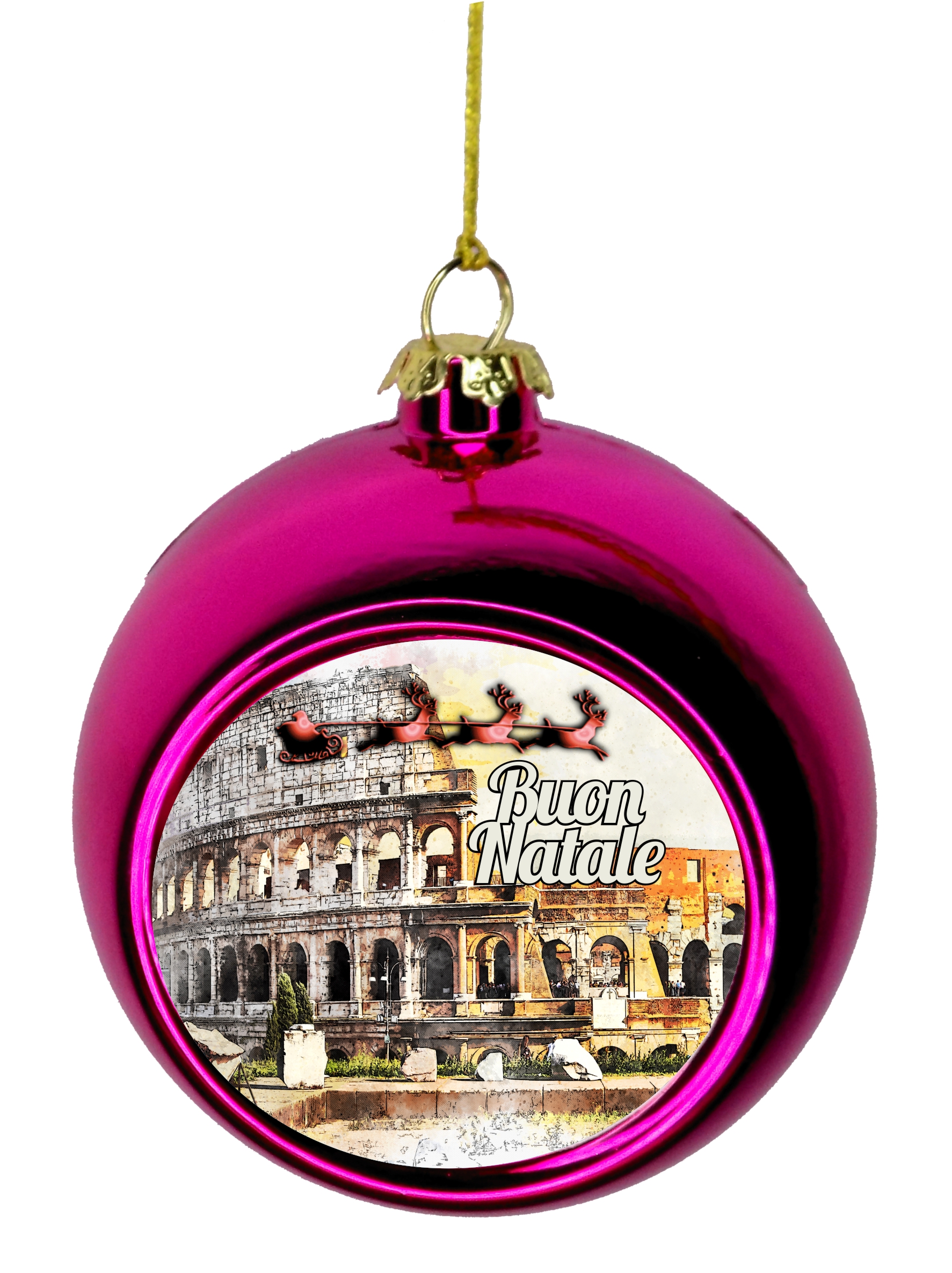 Rome Ornament Rome Italy Christmas Ornament Colosseum Ornament
