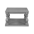 thumbnail image 6 of Harper & Bright Designs Wood Vintage Coffee Table, Rectangular Center Table with Column Legs and Luxurious Pine Veneerfor Living Room, Gray, 6 of 9