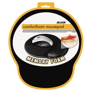 Allsop 30203 Memory Foam Mouse Pad - Ergonomic Wrist Rest (Black) [COMPUTER ACCESS.] Black