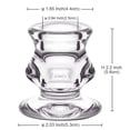 thumbnail image 2 of Juego de 4 portavelas DEYBBY de cristal transparente, 2 of 7