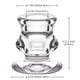thumbnail image 2 of Juego de 4 portavelas DEYBBY de cristal transparente, 2 of 7