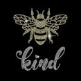 thumbnail image 2 of Yellow Bee Iron on Rhinestone Kind Letters T-Shirt Crystal Heat Transfer Hot fix Rhinestone Bling DIY Decals for Kid's Clothing Vest Shoes Hat Jacket DIY Accessories, 2 of 9