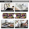 thumbnail image 7 of Coolnut Cat Witch Cute Sink Splash Guard for Faucet 2 Packs Faucet Absorbent Mats, Halloween Kawaii Kitten Faucet Handle Drip Catcher Quickly Drying Mat for Kitchen Counter Bathroom, 30"x5.5", 7 of 7