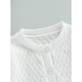 thumbnail image 5 of GXFC Toddler Girls Fall Knitted Sweater 6M 12M 18M 2T 3T Kids Girls Long Sleeve Button-down Closure Cardigan Tops Children Girls Casual Warm Autumn Winter Clothes, 5 of 8