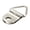 Silver - 10 * Hook + 10 * Screw, variant on Moonsky Picture Frame Hangers, Metal Triangle Ring Hooks with Screws for Wall Mount Mirror and Art Decor, Heavy Duty Hanging Kit, 10-Pack