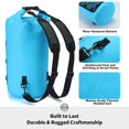 thumbnail image 4 of Mochila STOVER, bolsa impermeable y impermeable con funda flotante, color azul, 4 of 9