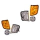 thumbnail image 1 of Par de Cuartos DEPO 120 1990 A 2007 Ámbar, 1 of 4