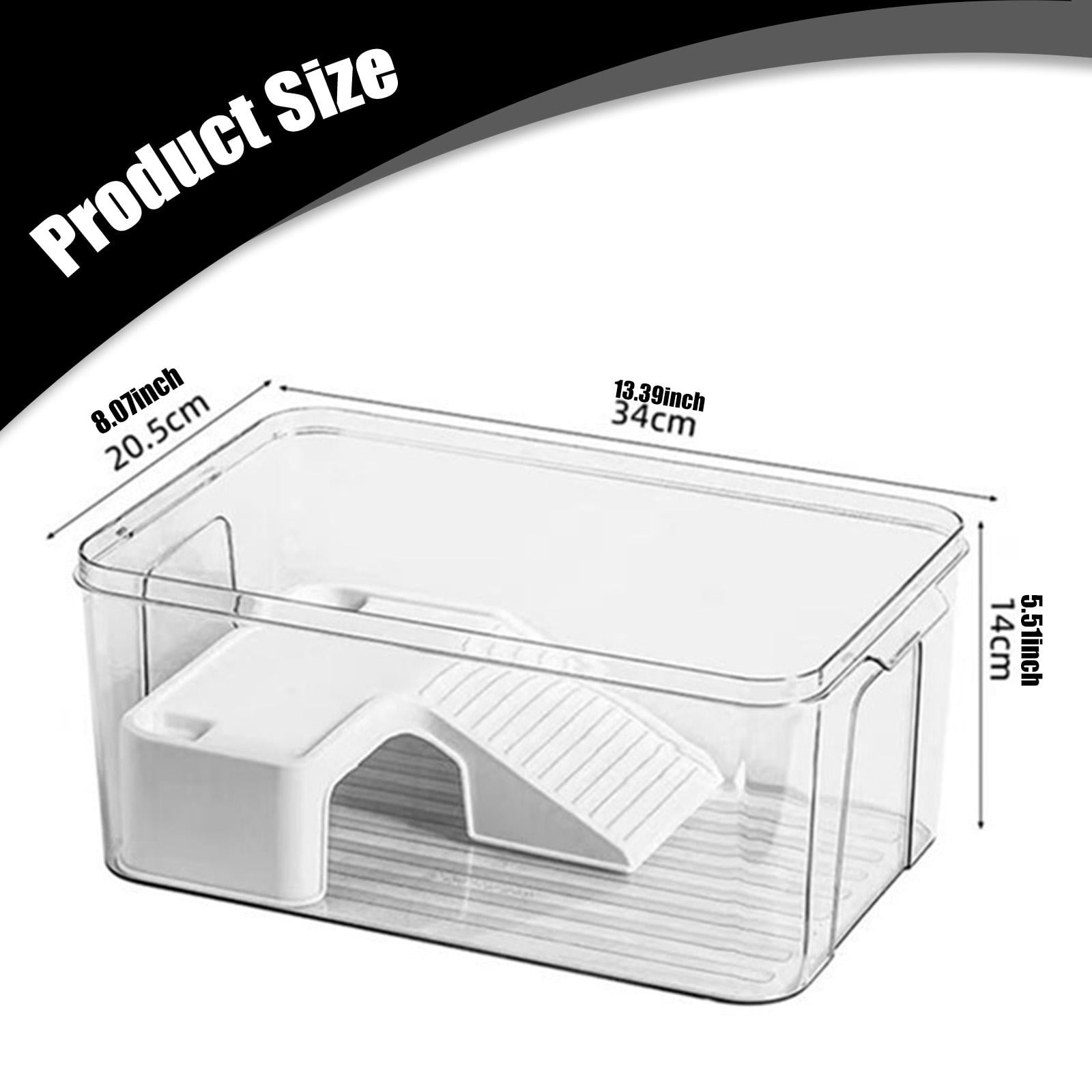 Turtle Aquarium Pet Terrarium Breeding Box Plastic Material for Tortoises Amphibians Desktops