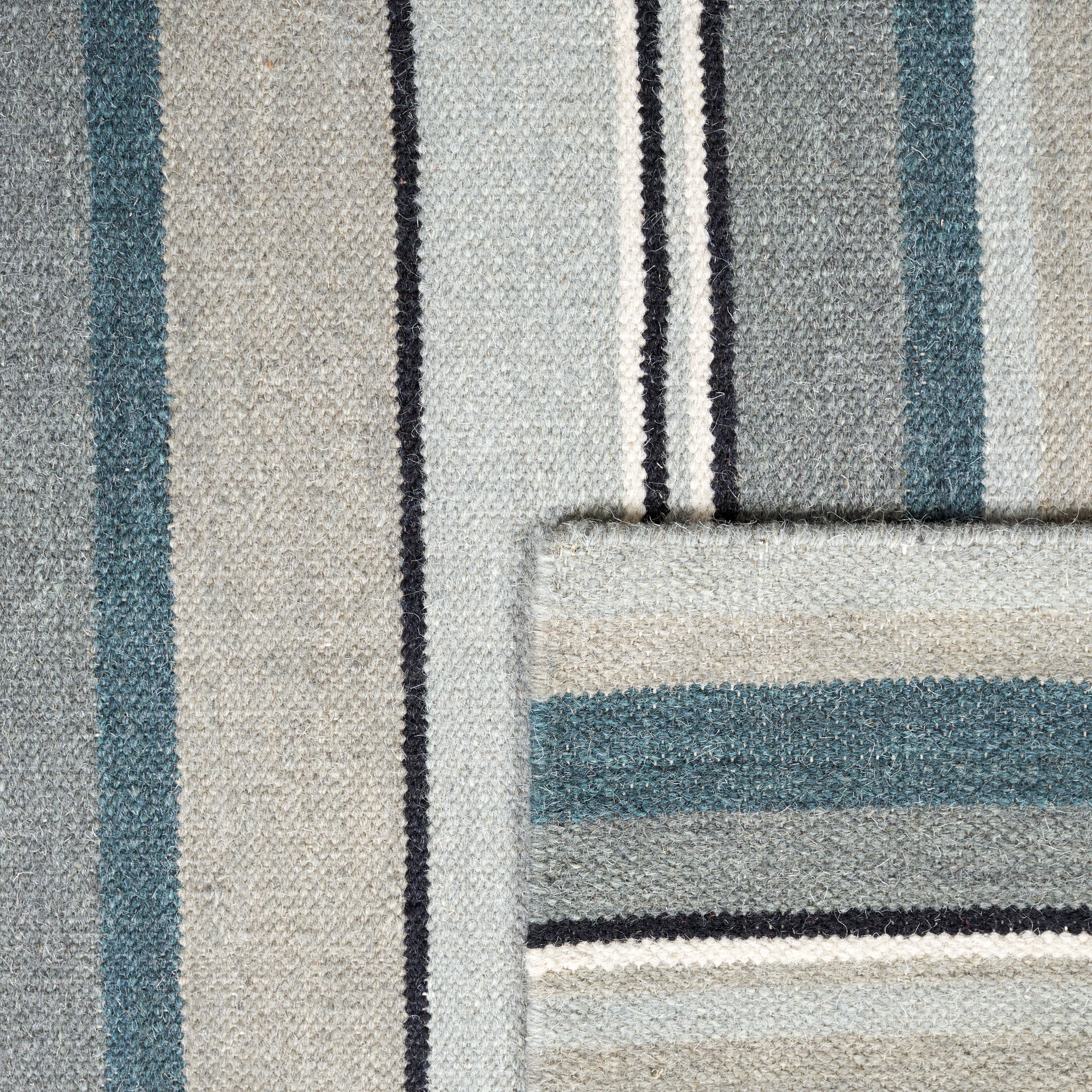 SAFAVIEH Striped Kilim Colbert Striped Area Rug, Grey, 5' x 8'