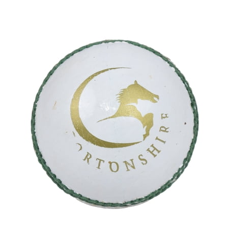 Gortonshire Practice White Cricket Ball - Junior Size 4 3/4 OZ (Pack of 1 )