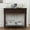 Espresso, variant on Daisy Series Console Table Traditional Design with Two Drawers and Bottom Shelf (Ivory White)