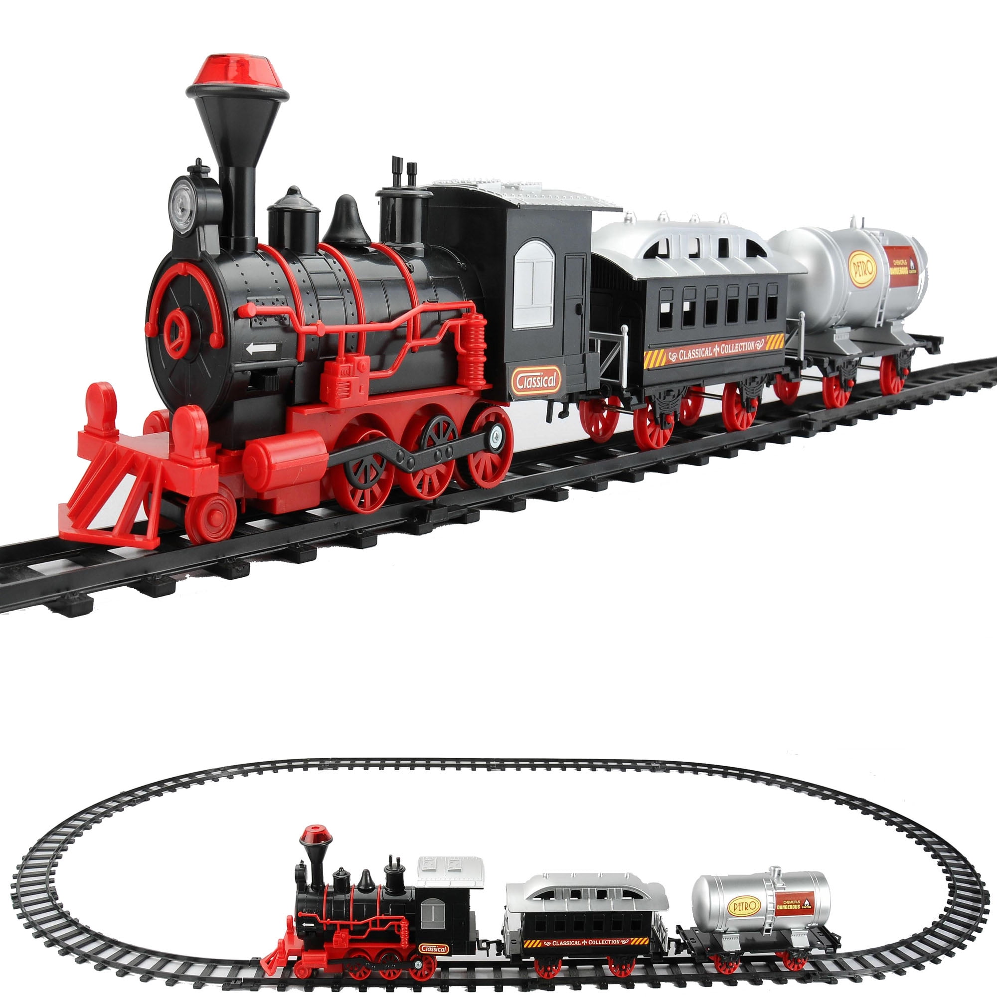 Northlight Ready to Play Animated Christmas Express (13 Pieces) Battery Powered Model Train Set
