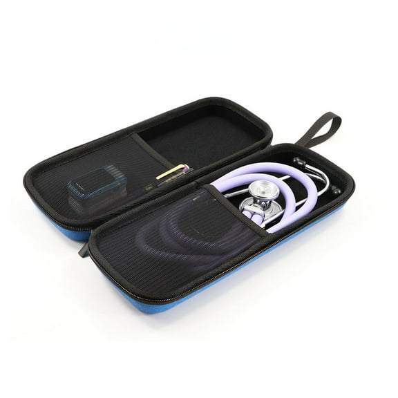 ELAYARD Stethoscope Carrying Case with Mesh Pouch for Convenient Storage and Travel, Fits 3M Size 1pc