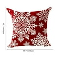 thumbnail image 3 of Wooowa Christmas Themed Pillow Covers (Assorted Patterns), 17.7x17.7Inch Festive Decor for Sofas, Bedrooms & Holiday Gatherings (Pillow Insert Not Included), 3 of 6
