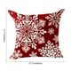 thumbnail image 3 of 45cm Christmas Themed Pillowcase Holiday Decoration Sofa Cushion Cover Multiple Patterns Available, 3 of 6