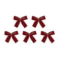 thumbnail image 2 of Taotanxi 5" Red Pre Tied Bows Velvet Pink Ribbon Bows, Valentines Gift Bows for Presents, Valentines Ribbon Bows with Twist Ties for Wreaths, Christmas Tree, Party Decor, Crafts- 5 Counts, 2 of 7