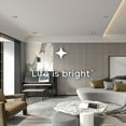 thumbnail image 6 of Luxrite 5 Inch LED Recessed Ceiling Light, 18W, 5CCT 2700K-5000K, 1600LM, Dimmable - Black, 6 of 7
