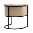 thumbnail image 5 of Manhattan Comfort Cosmopolitan Faux Leather Dining Chair in Tan (Set of 2), 5 of 6