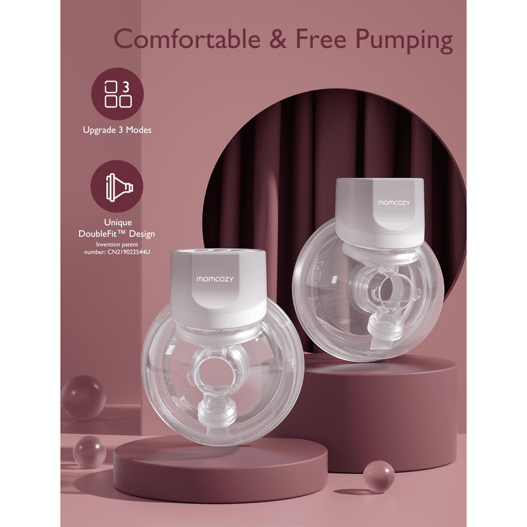 Momcozy S12 Pro Electric Breast Pump Hands Free, Wearable