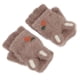 thumbnail image 5 of Guantes calefactores USB, guantes de ordenador elásticos y cálidos de doble cara para tejer sin dedos, para escribir a máquina, color caqui, 5 of 14