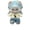 A002- Blue, variant on Plush Doll, Black Hair 7.9 Inch, 1 Pack Cotton Doll with Lace Dress, Collectible Cute Stuffed Doll for Decor Collection and Gift Giving