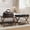Dark Walnut, variant on Bamboo Luggage Rack Fully Assembled, Walnut Folding Suitcase Stand with Shoe Shelf, Heavy-Duty Luggage Holder for Guest Room Must Haves, Bedroom, Hotel