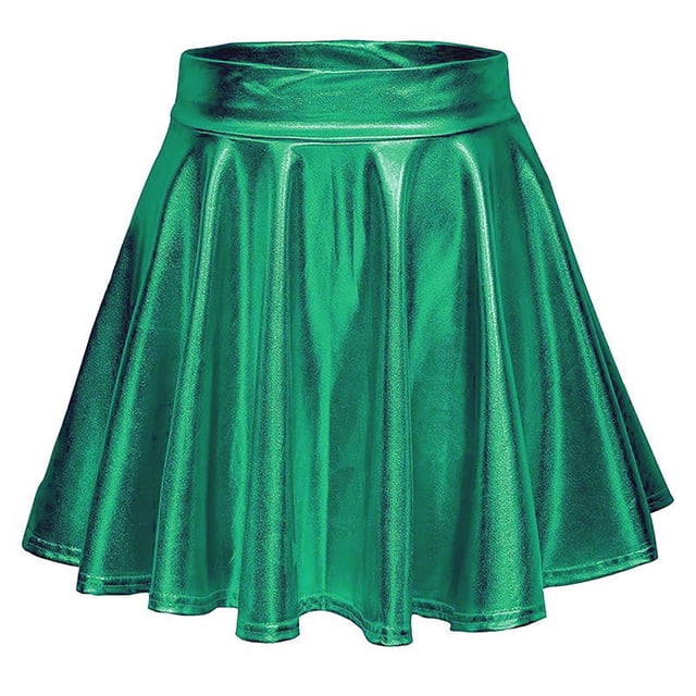 B91xZ Jupes à Carreaux pour Femmes, Décontractée, Longue Jupe Maxi, Verte G