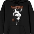 thumbnail image 7 of Halloween 6 Michael Myers Poster Art Long Sleeve Black Adult Hooded Sweatshirt-Large, 7 of 7