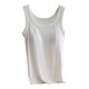 thumbnail image 2 of Pijama de manga corta para mujer, de verano, talla grande, con tirantes, almohadillas para el pecho y el centro de la espalda, sin mangas y pijama interior, blusa de poliéster para mujer., 2 of 5
